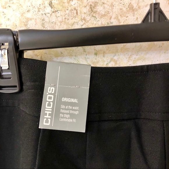 Chico’s Original Black Pants Size 0 Short - Picture 7 of 7